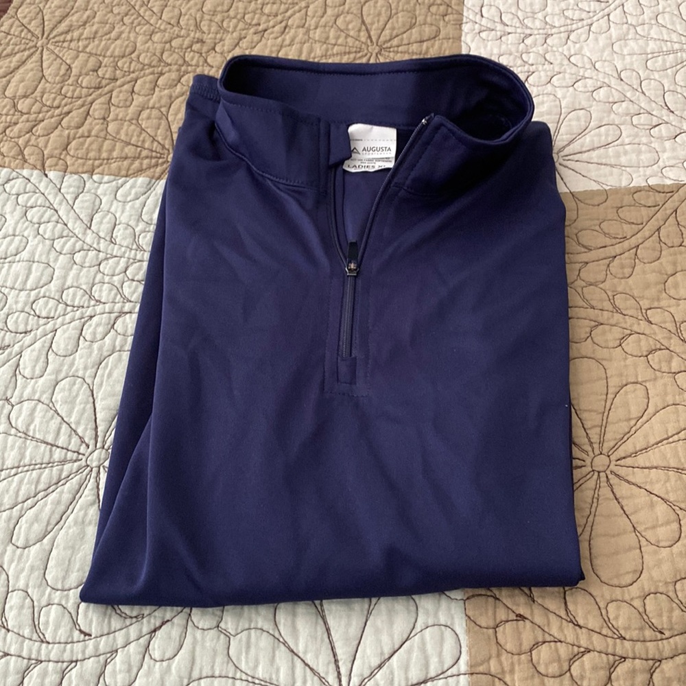 NWOT Long sleeve ladies performance navy blue shirt